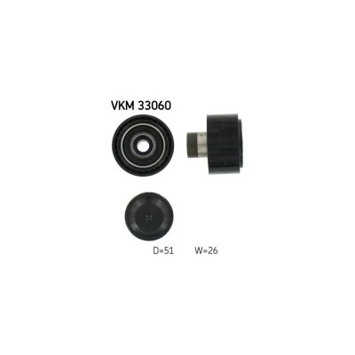 SKF  Galet enrouleur (courroie d'accessoire) VKM 33060