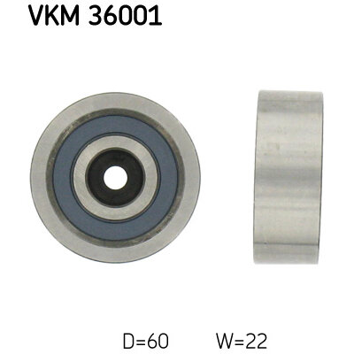 SKF  Galet enrouleur (courroie d'accessoire) VKM 36001 RENAULT SAFRANE