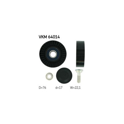 SKF  Galet enrouleur (courroie d'accessoire) VKM 64014 KIA CARNIVAL