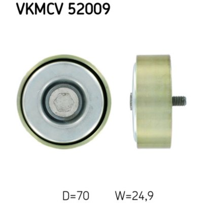 SKF  Galet enrouleur (courroie d'accessoire) VKMCV 52009