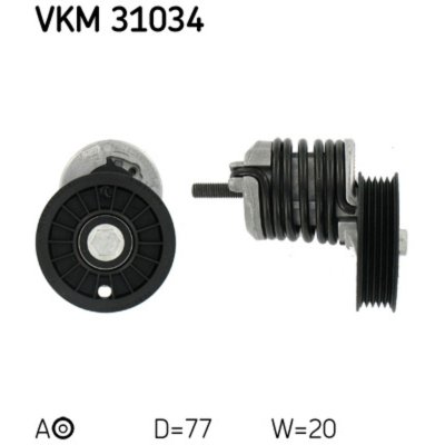 SKF  Galet tendeur (courroie d'accessoire) VKM 31034 VOLKSWAGEN PASSAT