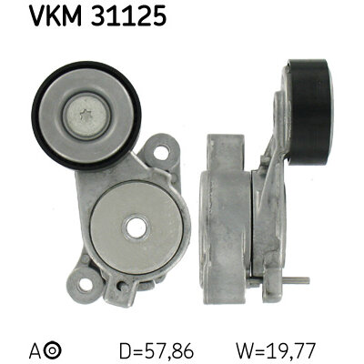 SKF  Galet tendeur (courroie d'accessoire) VKM 31125 VOLKSWAGEN POLO