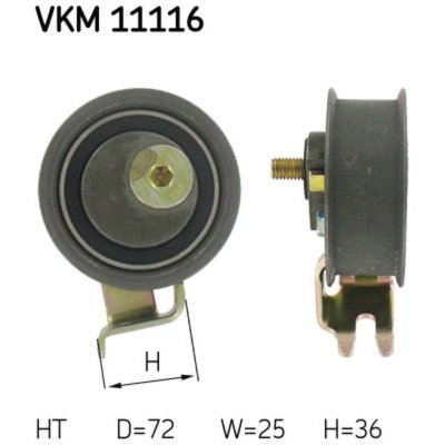 SKF  Galet tendeur (courroie de distribution) VKM 11116