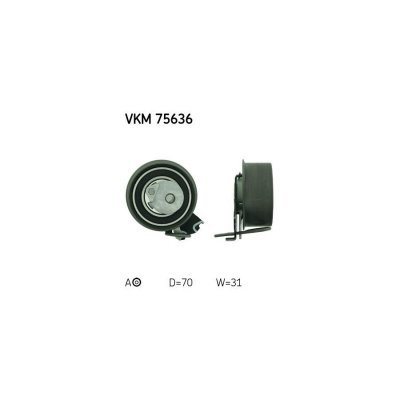 SKF  Galet tendeur (courroie de distribution) VKM 75636