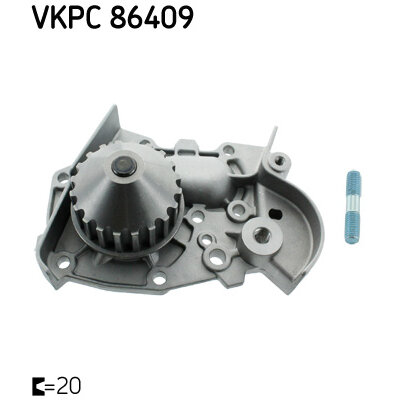 SKF  Pompe &agrave; eau VKPC 86409 RENAULT CLIO