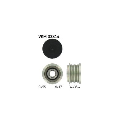 SKF  Poulie (alternateur) VKM 03814 MERCEDES-BENZ CLASSE C