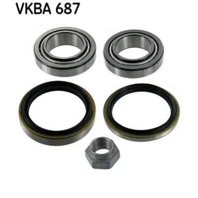 SKF  Roulement de roue pour FORD: Escort, Fiesta, Orion (Ref: VKBA 687)
