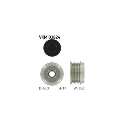 SKF  VKM 03824 Poulie roue libre, alternateur