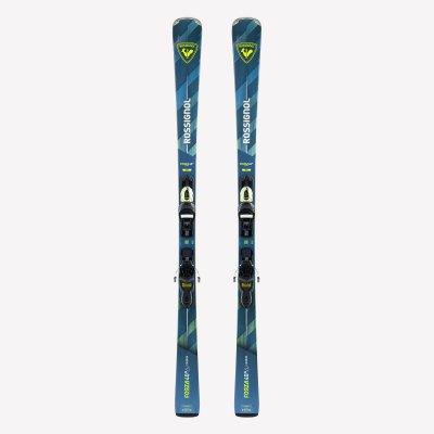 ROSSIGNOL Ski alpin avec fixations,  Forza 40&deg;, vert et gris - 