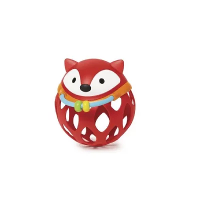 HAPE Skip Hop Hochet balle renard anneau de dentition, rouge