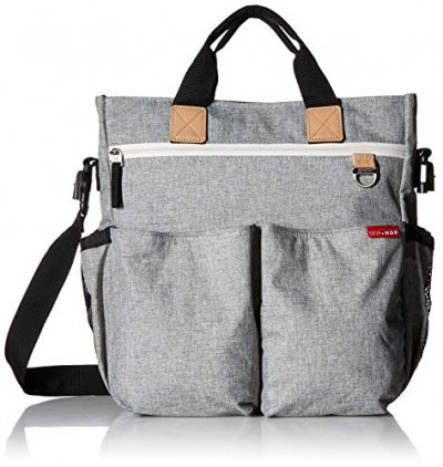 SKIP HOP Skip*Hop SK-200326 Sac &agrave; Langer Duo Signature Gris Chin&eacute;