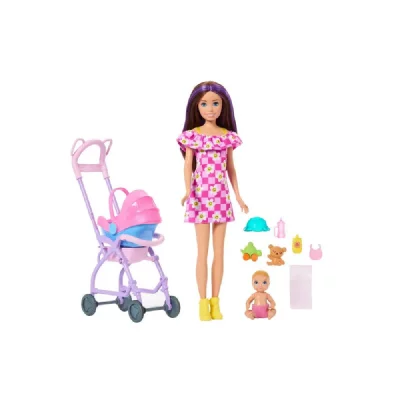 BARBIE Skipper coffret poussette - &reg; - JJB42