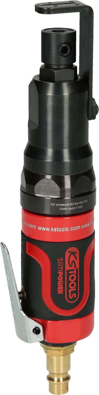 KS TOOLS SlimPOWER mini-pneumatic reciprocating bodywork key hole saw, 170mm
