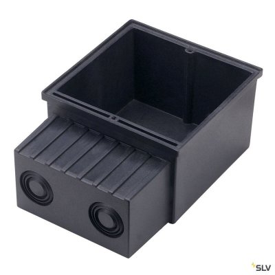 SLV  112781&nbsp;bo&icirc;tier mural pour Fok LED; cadre; cadre plat et s&eacute;rie Basic LED; plastique; Noir;
