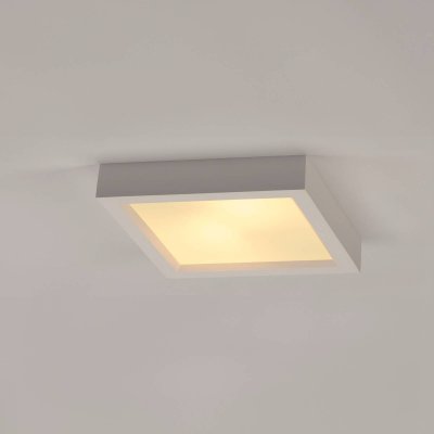 SLV  148002 Plafonnier GL104 Pl&acirc;tre/Acier Blanc 50 W E27 Blanc