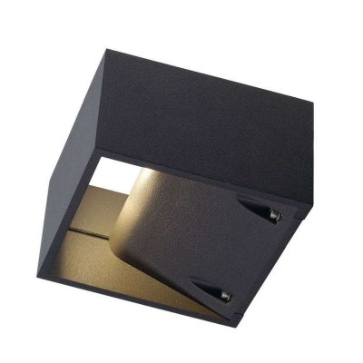 SLV  232105 LOGS WALL wall lamp, square, anthrazit, 6W LED, warm-white
