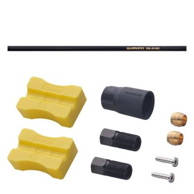 SHIMANO SM-BH90-SSjeu de c&acirc;ble de frein 1000 mm noir 8 pi&egrave;ces