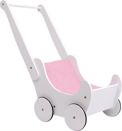 SMALL FOOT  company - 2864 - Mobilier De Poup&eacute;e - Landau Blanc