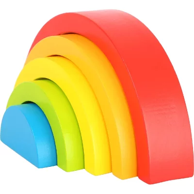 SMALL FOOT  Des blocs de bois arc 16 cm de bois de 5 pi&egrave;ces