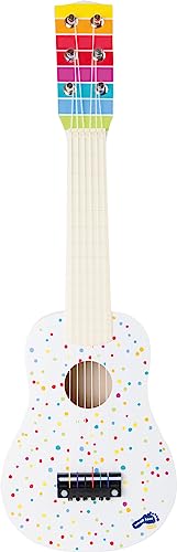 SMALL FOOT &reg; Guitare enfant blanc, bois