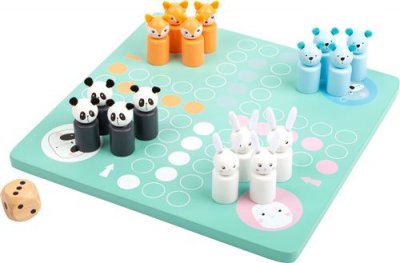 SMALL FOOT  - ludo game animals wood 11462