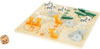 SMALL FOOT  ludo game safari junior 26 cm bois