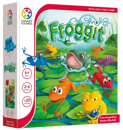 SMARTGAMES Smart Games - Froggit, Multi-Level Family Board Game, 2 - 6 Players, 6+ Years