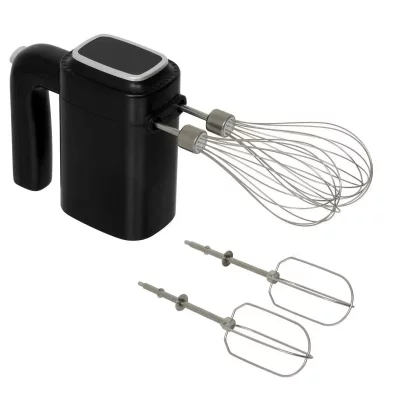  Smart System - Batteur Electrique Sans Fil ""Clip'n Go"" 30cm Noir