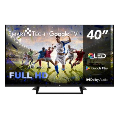 SMART TECH  40QG01V 40 (100 cm) FHD QLED Smart Google Television YouTube Netflix Prime Video Disney+