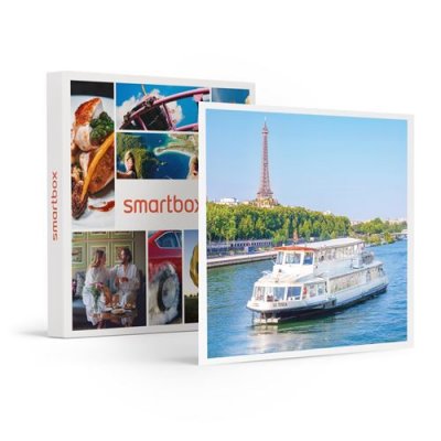  Smartbox 2h d'excursion sur la Seine avec d&icirc;ner, pour 2 personnes Coffret cadeau Smartbox