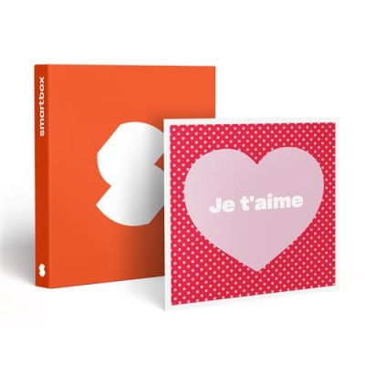  SMARTBOX - Coffret Cadeau Je t'aime-Multi-th&egrave;mes