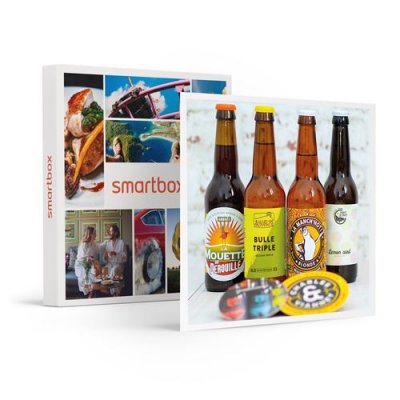  SMARTBOX - Coffret de bi&egrave;res &agrave; savourer chez soi - Coffret Cadeau Gastronomie