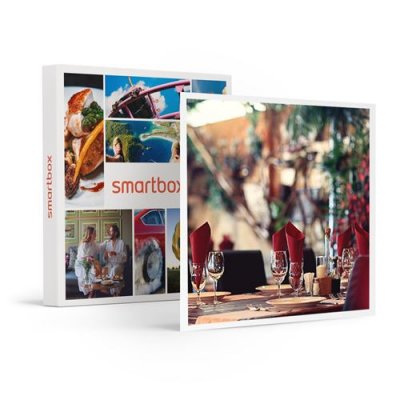  SMARTBOX - D&icirc;ner 3 mets pour 2 gourmets en France - Coffret Cadeau Gastronomie