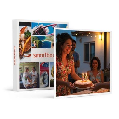  SMARTBOX - Joyeux anniversaire ! Pour femme 50 ans - Coffret Cadeau Multi-th&egrave;mes