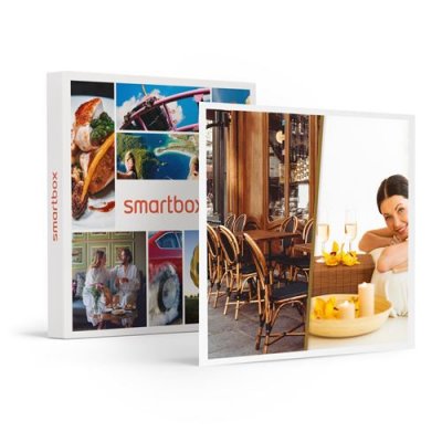  SMARTBOX - Massage d&eacute;tente et d&icirc;ner Menu 3 Plats en duo - Coffret Cadeau Multi-th&egrave;mes
