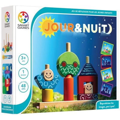 SMART GAMES SmartGames- Jeu de r&eacute;flexion, de logique et d'observation, 3 ans to 8 ans, SG 033 FR