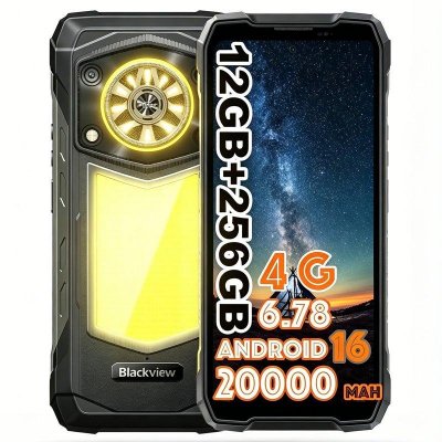 BLACKVIEW Smartphone  Rock 5 Double SIM 256 Go 6.78'' Noir