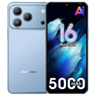 BLACKVIEW Smartphone  WAVE 8C Android 14 6 Go RAM 64 Go ROM bleu