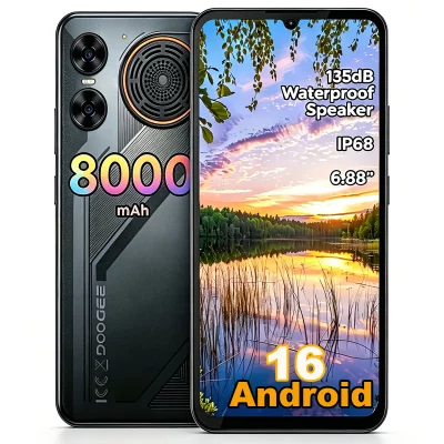 DOOGEE Smartphone  M30 Double SIM 256 Go 6.88"" Noir