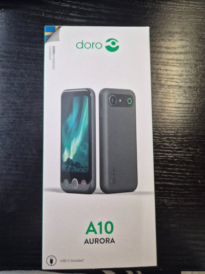 DORO Smartphone  Aurora A10 4.5"" Double nano SIM 64 Go Graphite