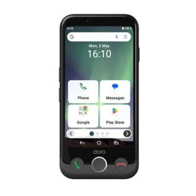 DORO Smartphone  Aurora A10 4.5"" Double nano SIM 64 Go Graphite