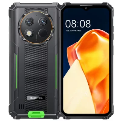 OUKITEL Smartphone Incassable G1S 8+128 Go 6,52"" 10 600 mAh,Android 15, Vert