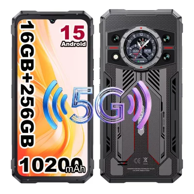 CUBOT Smartphone KingKong 11 Robuste 5G Double SIM 8 Go 256 Go 6.72"" Noir