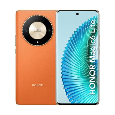 HONOR Smartphone Magic 6 lite 5G Double SIM 8 Go 256 Go Orange Ecran 6,78