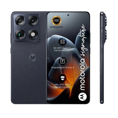 MOTOROLA Smartphone  Signature 6,8&rdquo; 5G Double SIM 512 Go Bleu Carbon