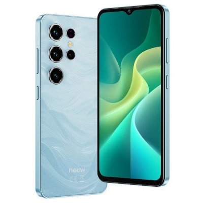 NEOW Smartphone  Ado Safe Plus 6.52"" Double nano SIM 128 Go Bleu