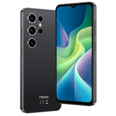 NEOW Smartphone  Ado Safe Plus 6.52"" Double nano SIM 128 Go Noir