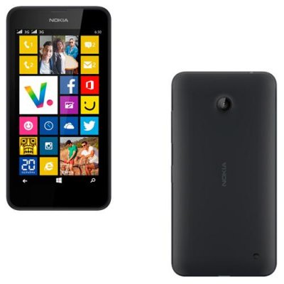 NOKIA Smartphone  Lumia 630, Double SIM, 8 Go, Noir