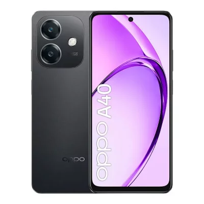 OPPO Smartphone  A40 6,67"" Double nano SIM 128 Go Noir &eacute;tincellant