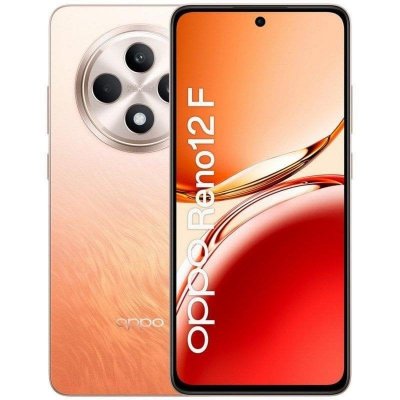 OPPO Smartphone  AI Reno 12F 6,67"" Double nano SIM 256 Go Orange ambr&eacute;